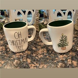 Rae Dunn OH CHRISTMAS TREE Double Sided Mug